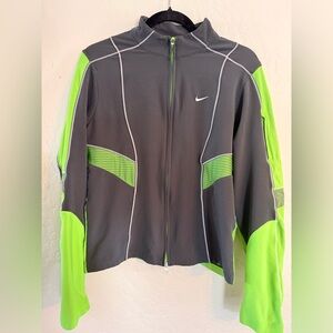 Vintage Nike Fit Dry Graphic Running Jacket